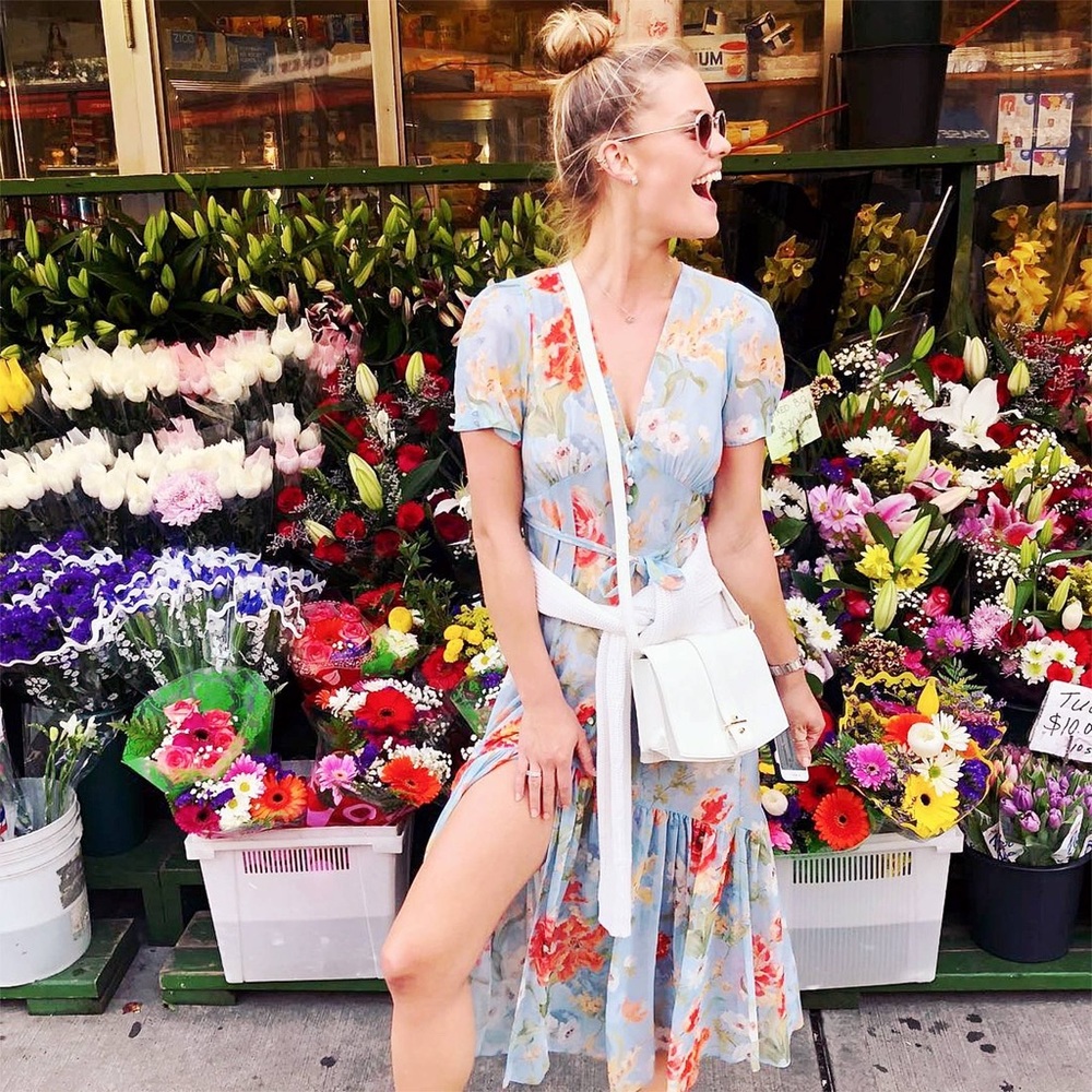 Zara floral dress